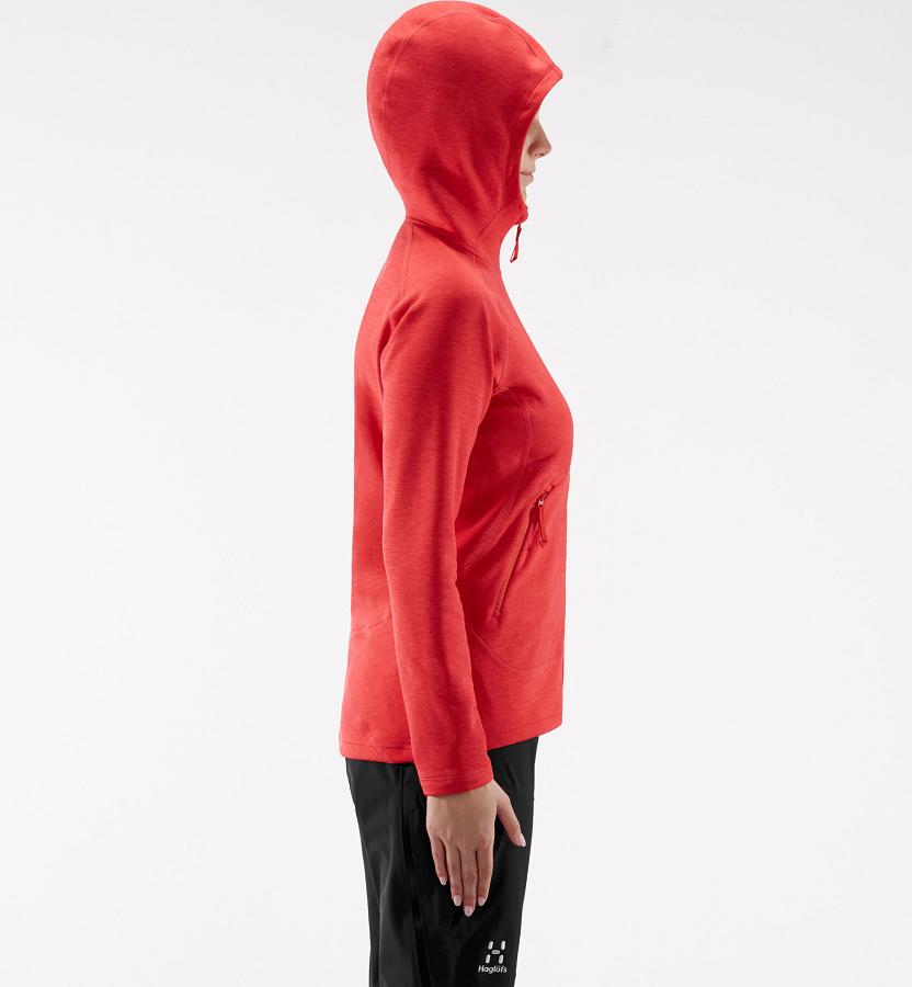 Haglöfs Womens Heron Fleece Red New Zealand 16072OMXT